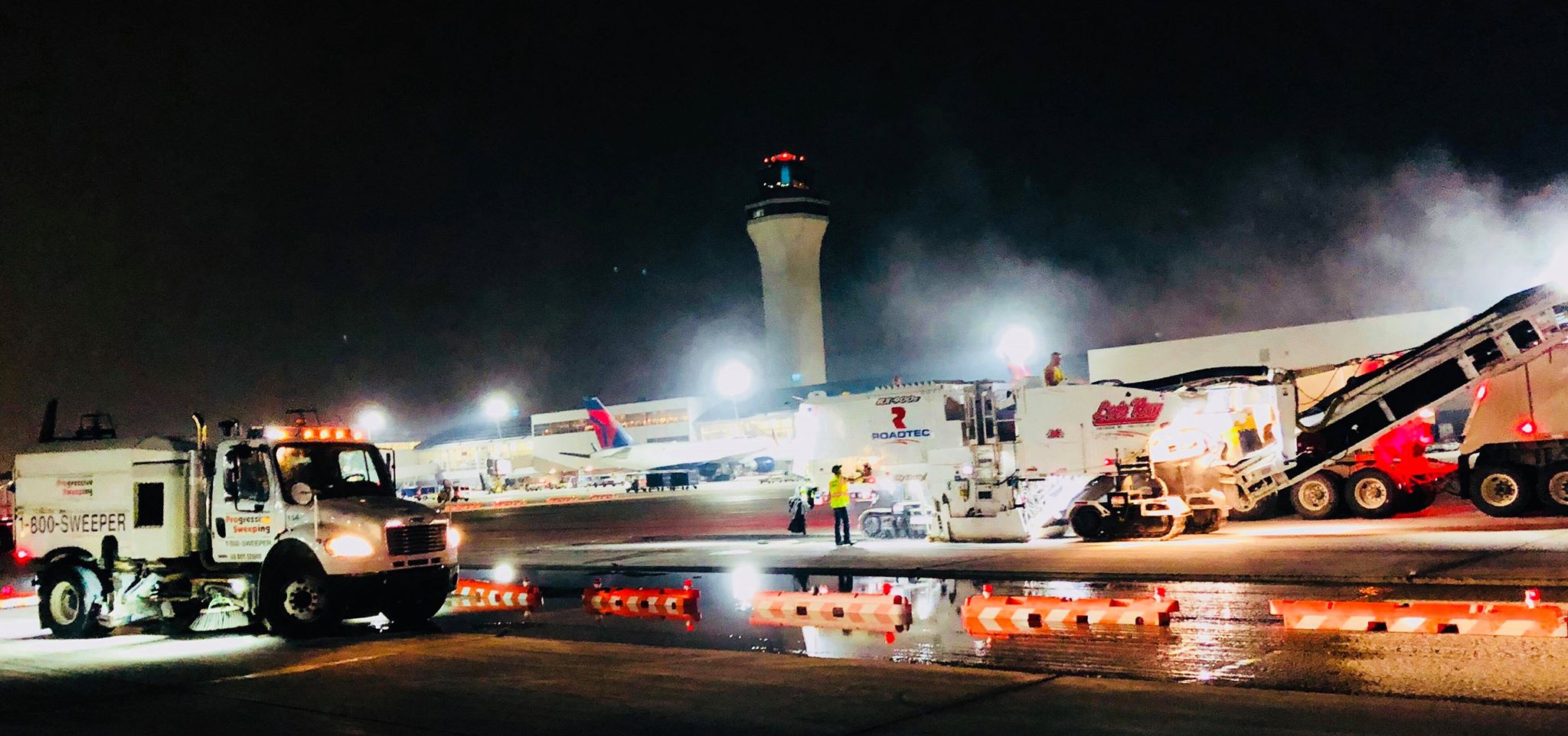 MI Airport Sweeping Whirlwind